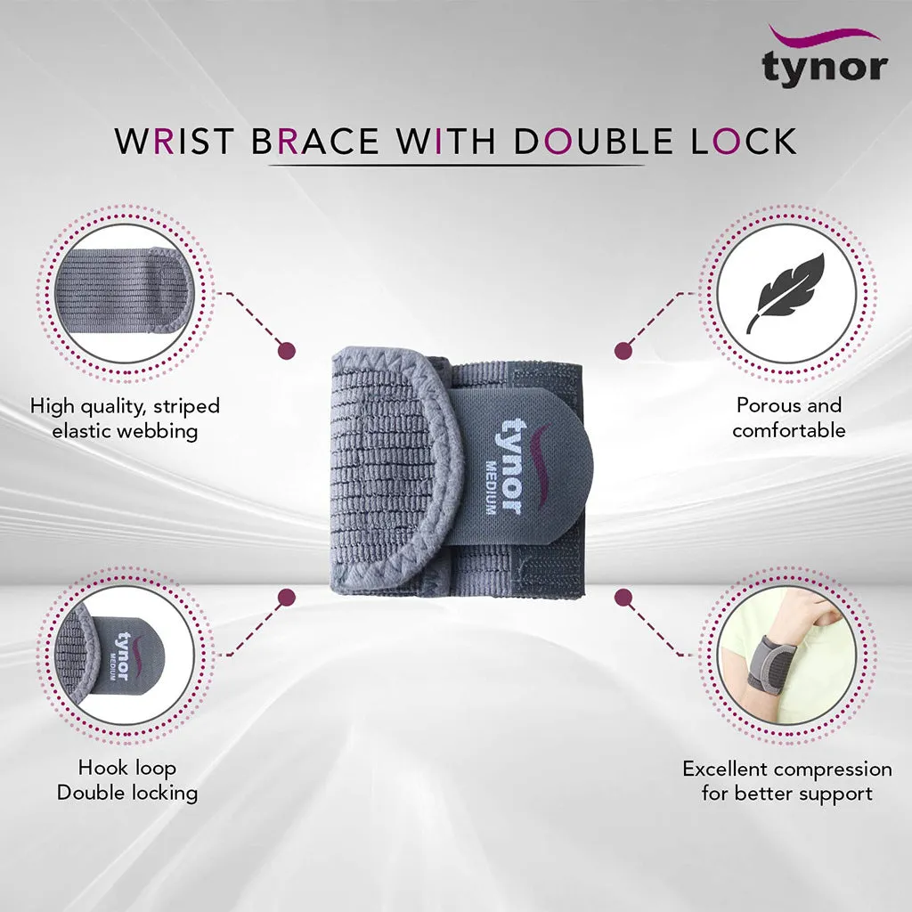 Wrist Brace With Double Lock